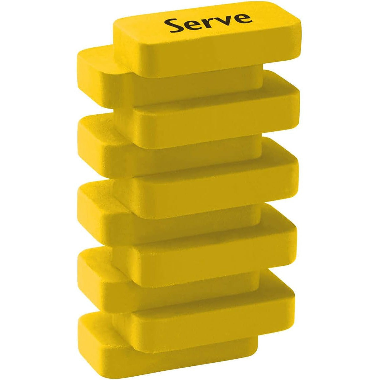 SERVE STEPS ERASER FLUORESCENT COLOURES