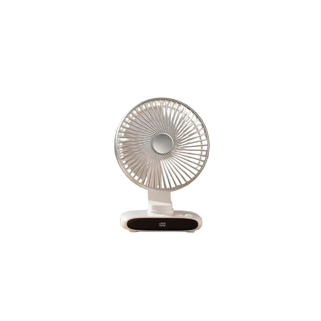 SIA DESKTOP FAN RECHARGABLE 3600mAH OSCILLATING - WHITE