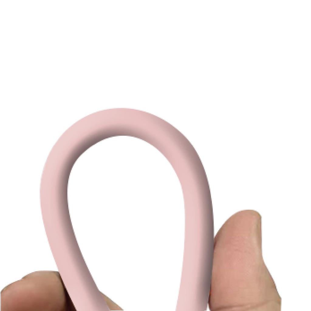 SIA powerlink SOFT RUBBER TYPE C - TYPE C LANYARD CABLE 60W 30CM LIGHT PINK