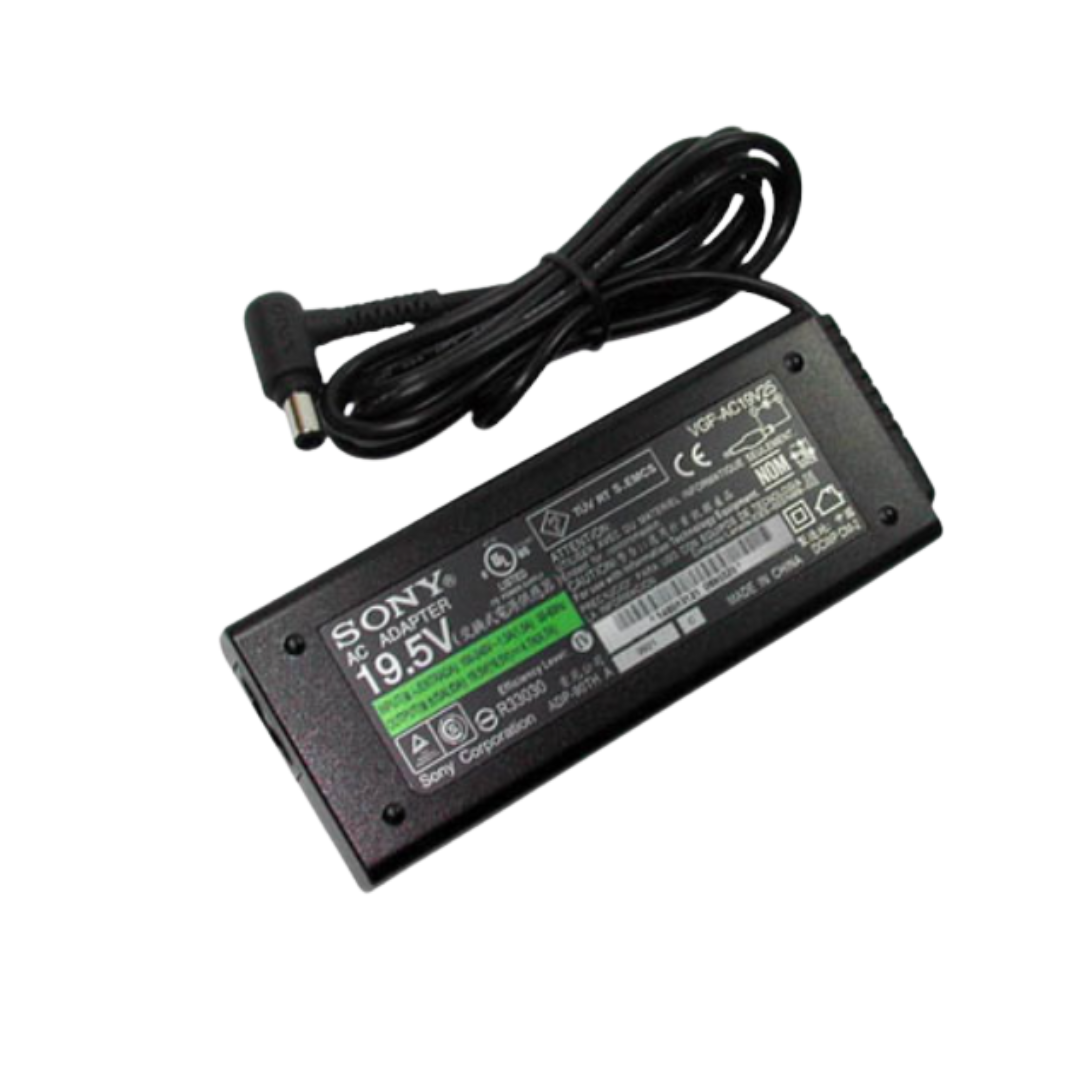 Sony Laptop Charger with Power Cable – 90W 19.5V-4.74A (6.0×4.4mm)