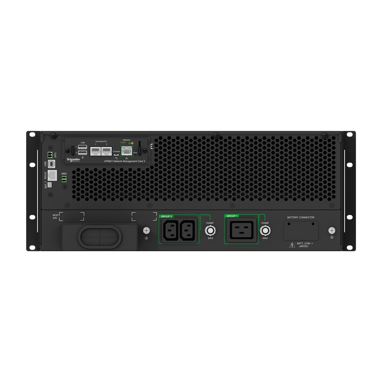 APC Smart-UPS RT 6000VA, 230V, LCD, without kit, 2x IEC 60320 C13 & 1x IEC 60320 C19 outlets (SRTG6KXLI)