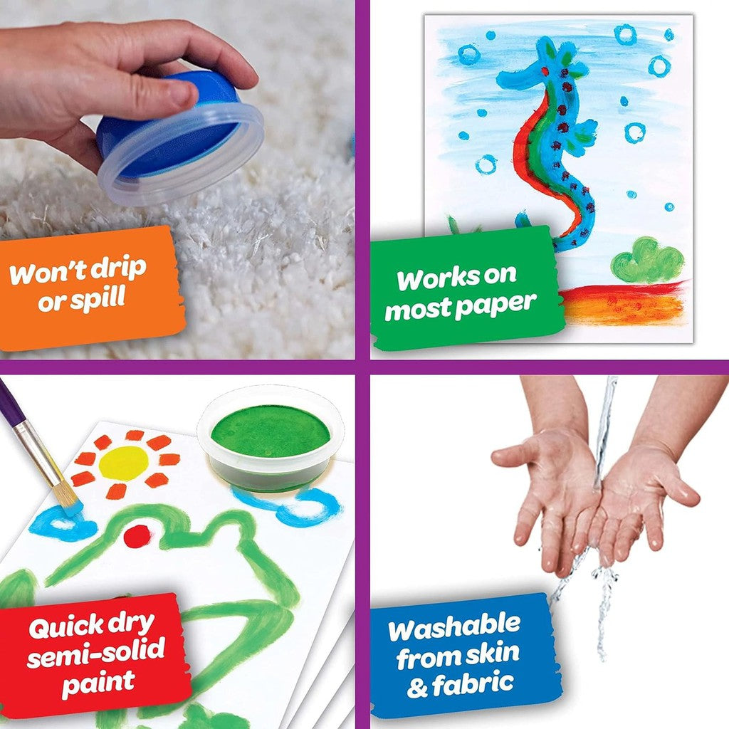Crayola SPILL PROOF WASHABLE PAINT KIT