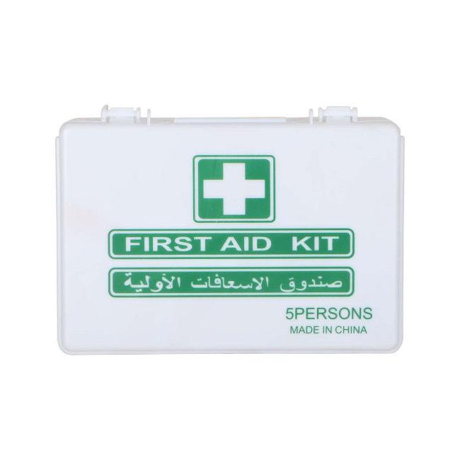 SST098B FIRST AID PLASTIC BOX FOR 5 PERSONS