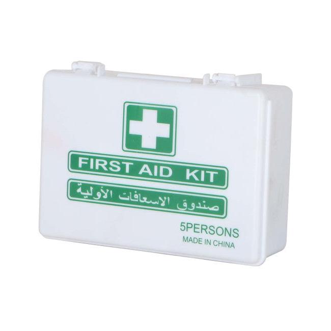 SST098B FIRST AID PLASTIC BOX FOR 5 PERSONS