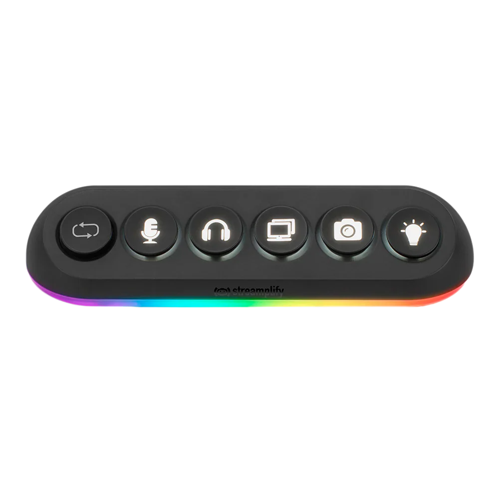 STREAMPLIFY HUB DECK 5 RGB - Black