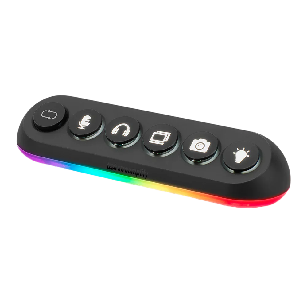 STREAMPLIFY HUB DECK 5 RGB - Black