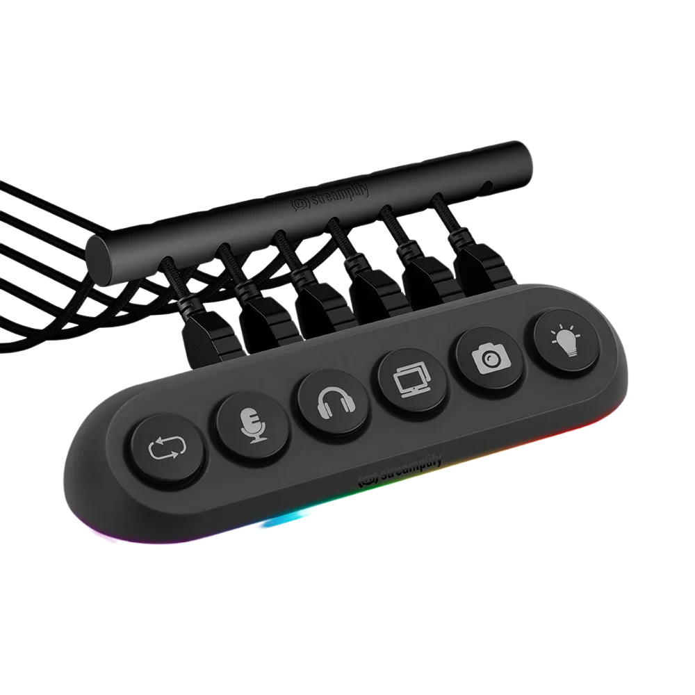 STREAMPLIFY HUB DECK 5 RGB - Black