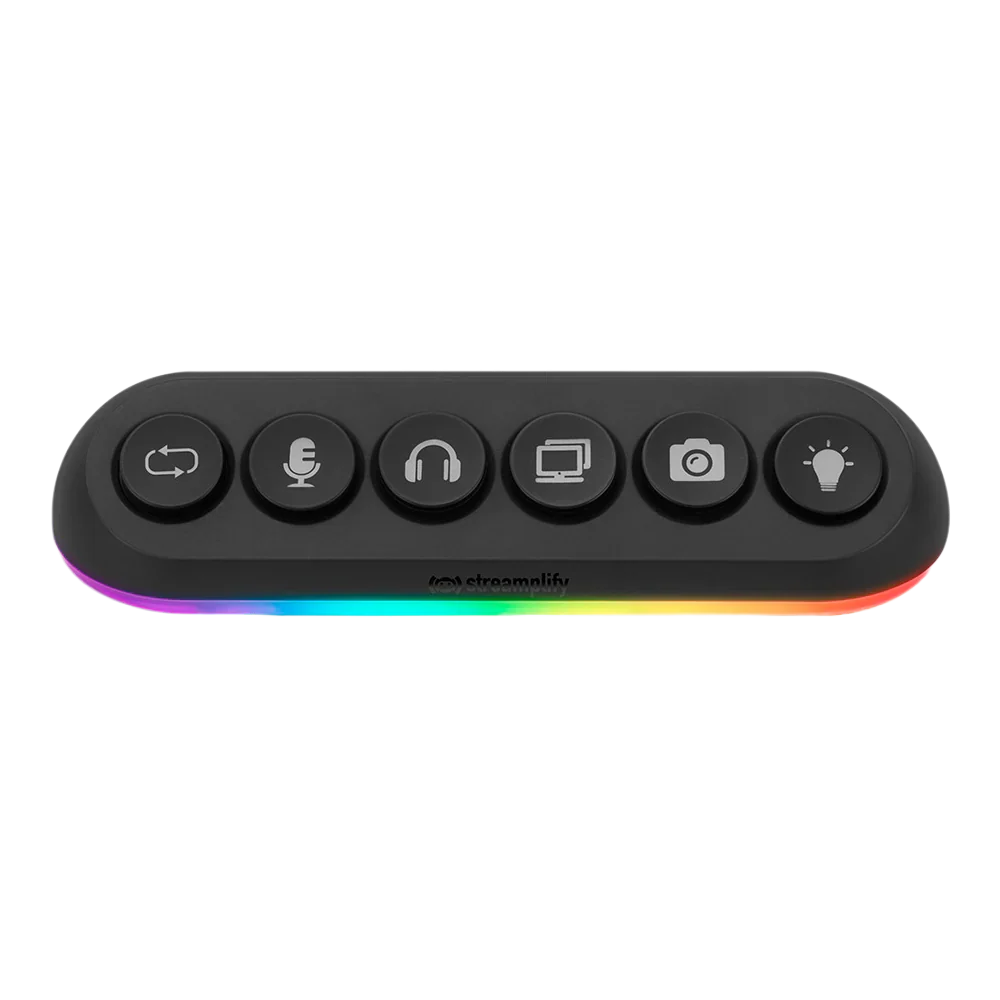 STREAMPLIFY HUB DECK 5 RGB - Black