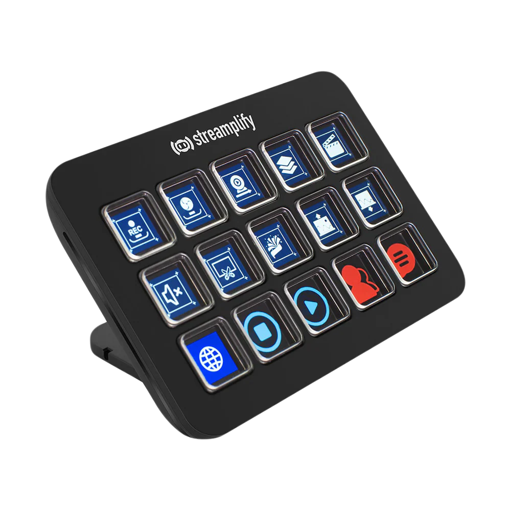 STREAMPLIFY STREAMING DECK LCD Black