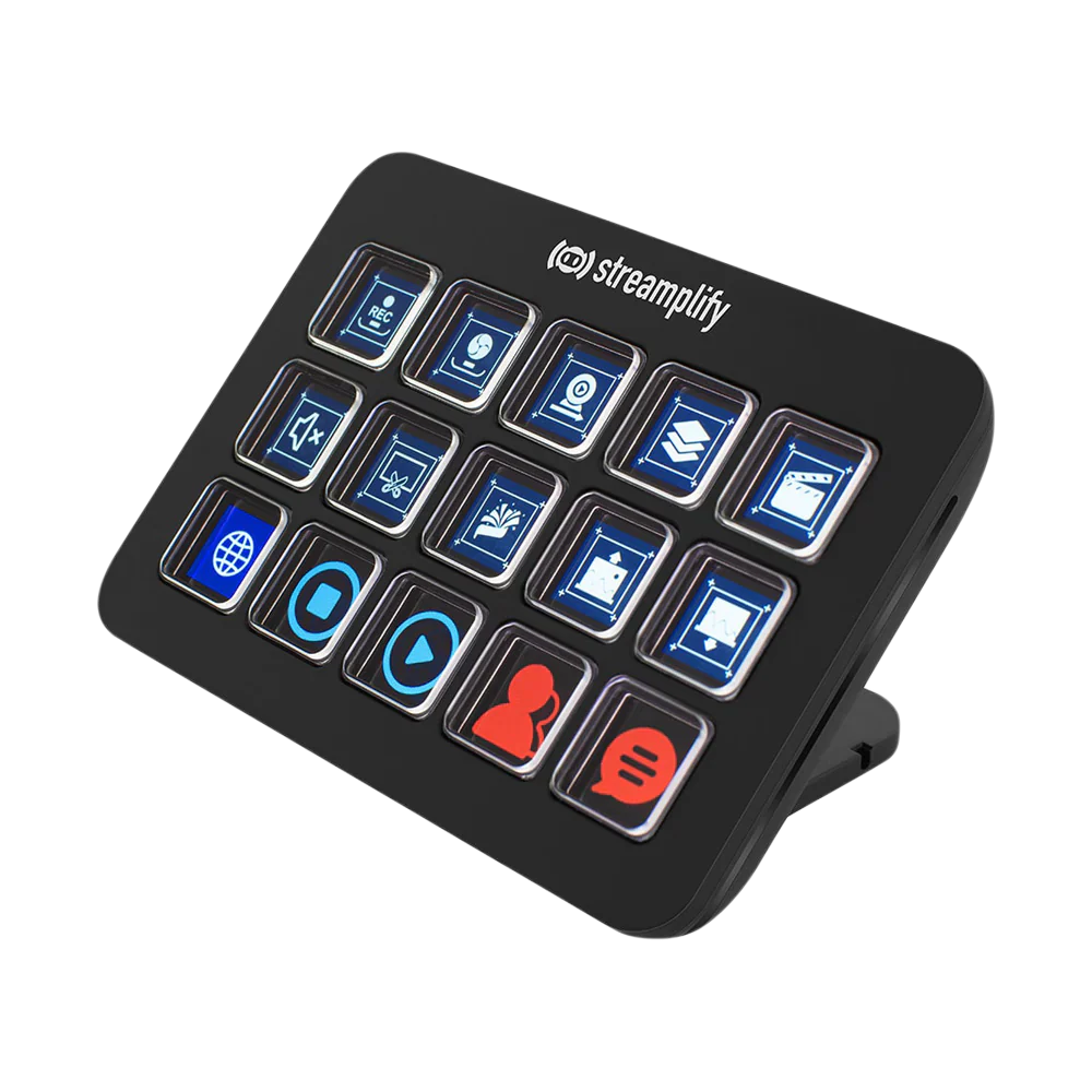 STREAMPLIFY STREAMING DECK LCD Black