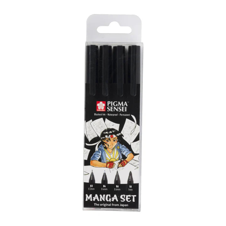 Sakura Manga Pigma Sensei Set 4