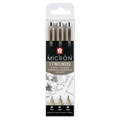 Sakura Pigma Micron Black Set 3