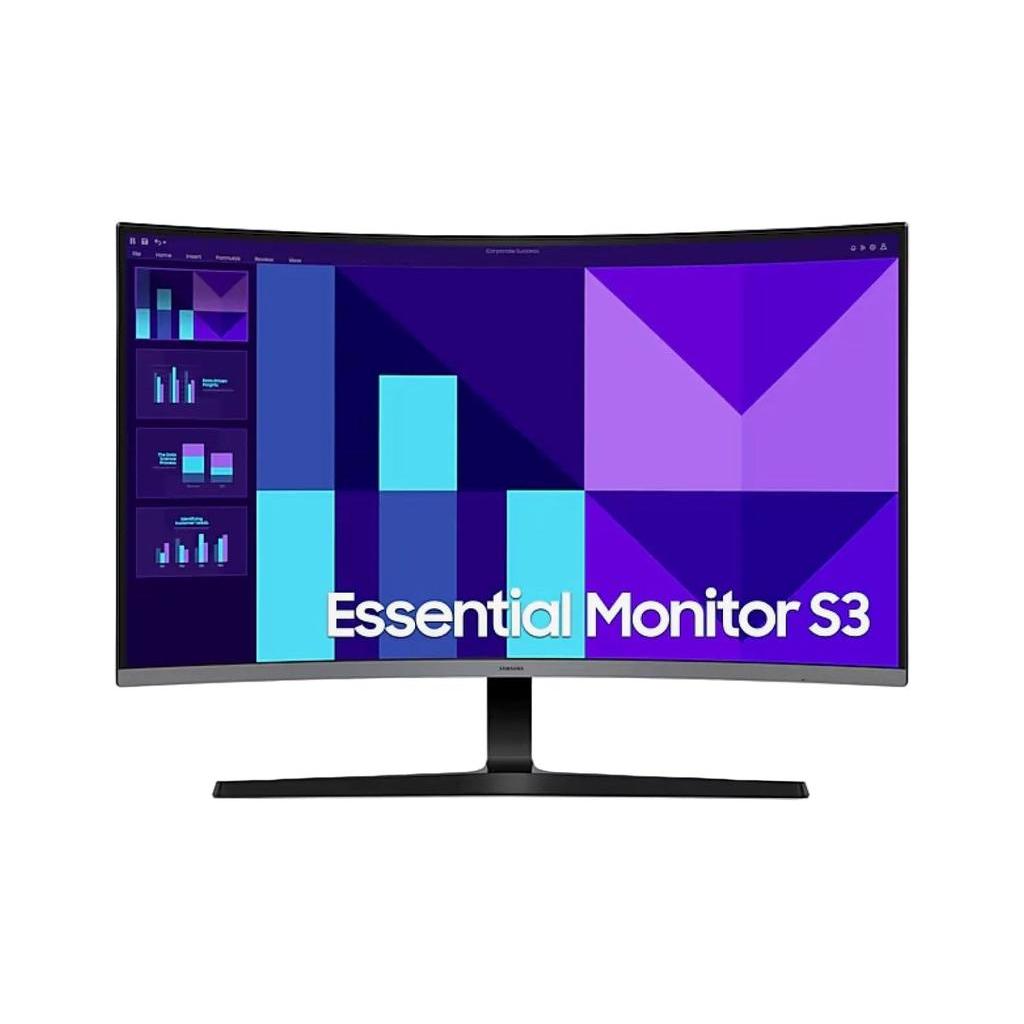 Samsung 32" Essential S3 Curved Monitor FHD 4ms 100Hz HDMI 1.4/D-Sub Curved Monitor