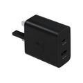 Samsung 35W PD Power Adapter Duo 1 x USB C & 1 x USB A Black UK Plug