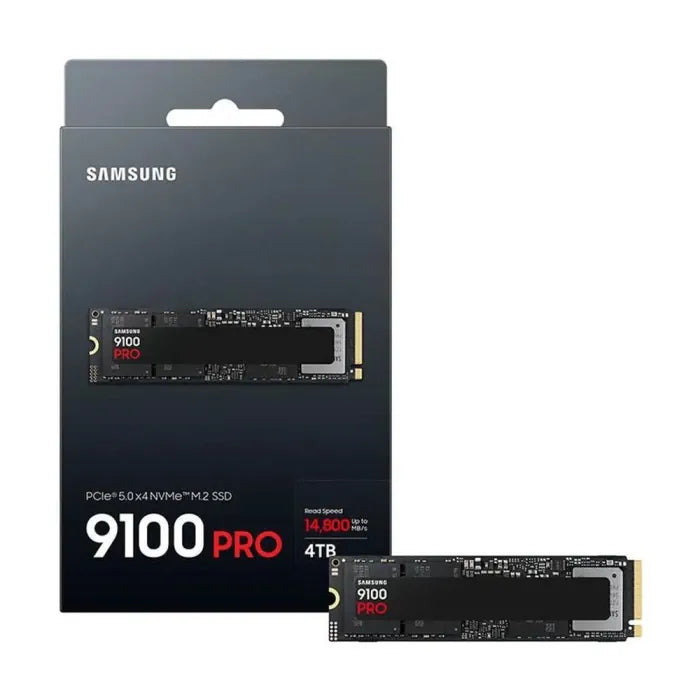 Samsung 9100 PRO 4TB PCIe 4.0 NVMe PCIe Gen 5.0x4 Speeds Up to 14800 MB/s, Internal SSD