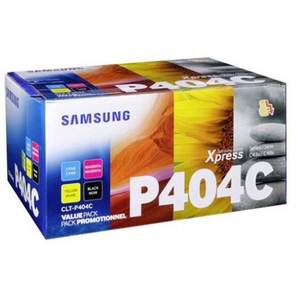Samsung Clt-P404C 4-Pack Black/Cyan/Magenta/Yellow Toner Cartridges