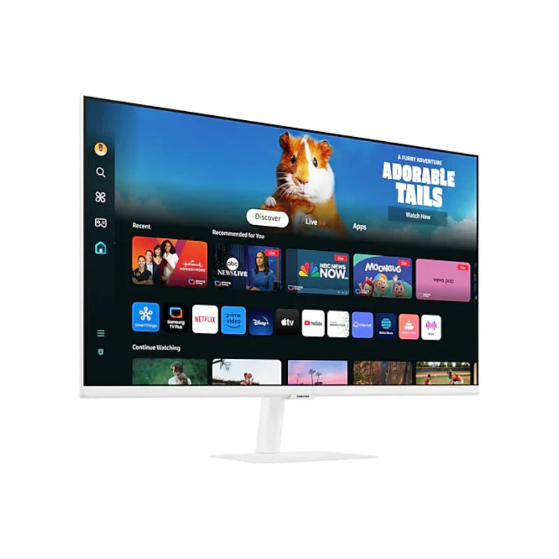 Samsung M50D FHD Smart Monitor - 27.0" FHD / 4ms / HDMI / USB / Bluetooth / White - Monitor LS27DM501EMXUE