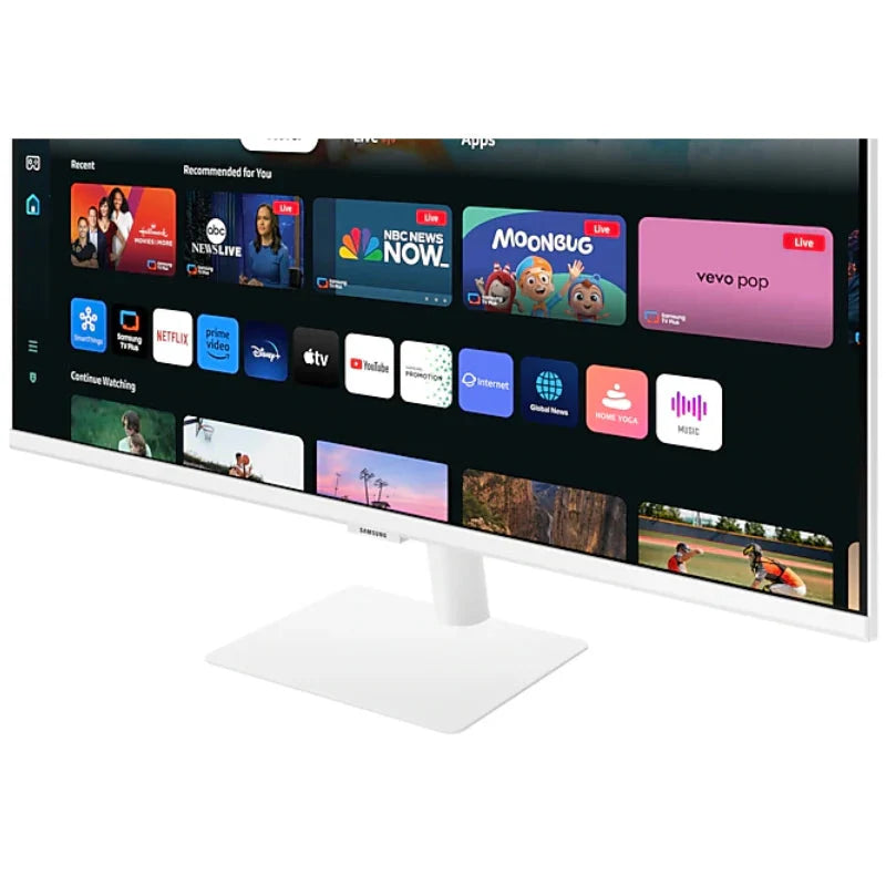 Samsung M50D FHD Smart Monitor - 27.0" FHD / 4ms / HDMI / USB / Bluetooth / White - Monitor LS27DM501EMXUE