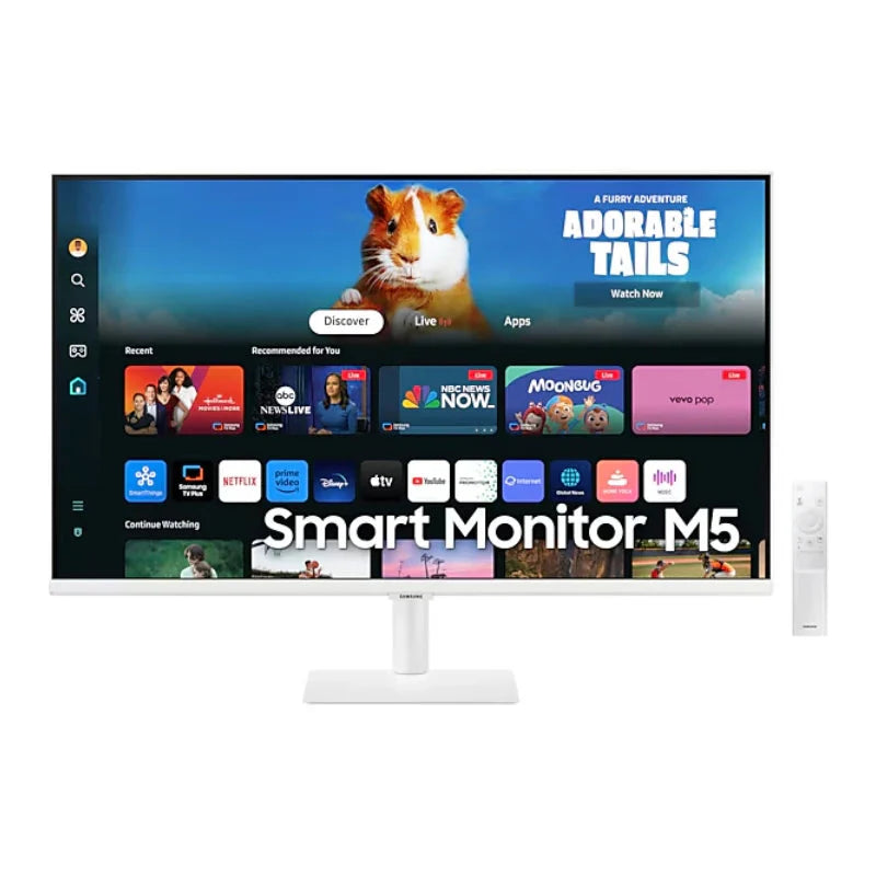 Samsung M50D FHD Smart Monitor - 27.0" FHD / 4ms / HDMI / USB / Bluetooth / White - Monitor LS27DM501EMXUE