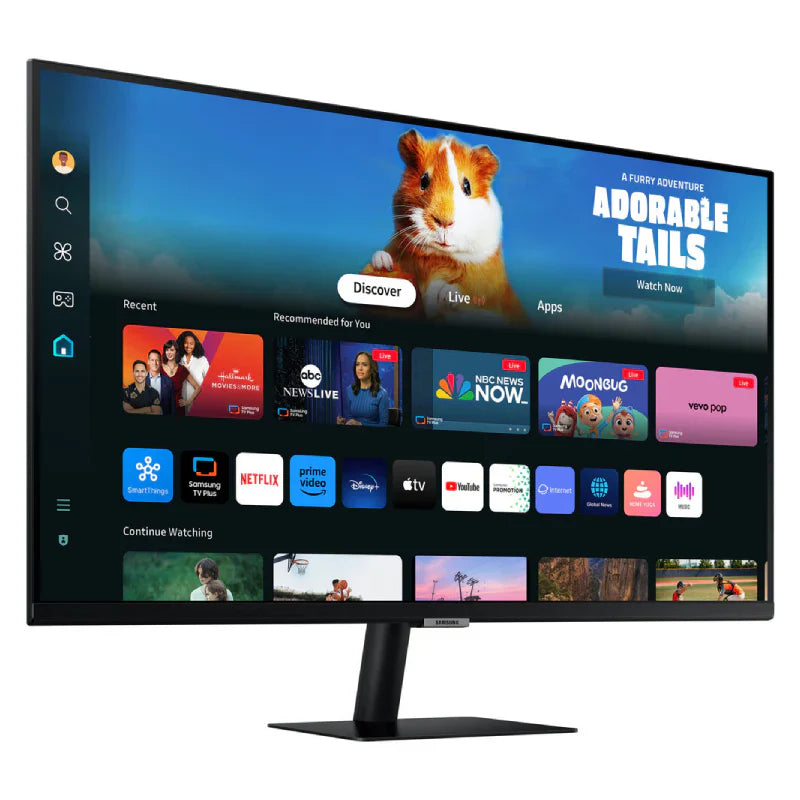 Samsung M50D Smart Monitor - 27" VA FHD / 4ms / HDMI/USB/Bluetooth/WiFi / Black - Monitor