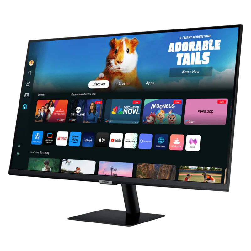Samsung M50D Smart Monitor - 27" VA FHD / 4ms / HDMI/USB/Bluetooth/WiFi / Black - Monitor