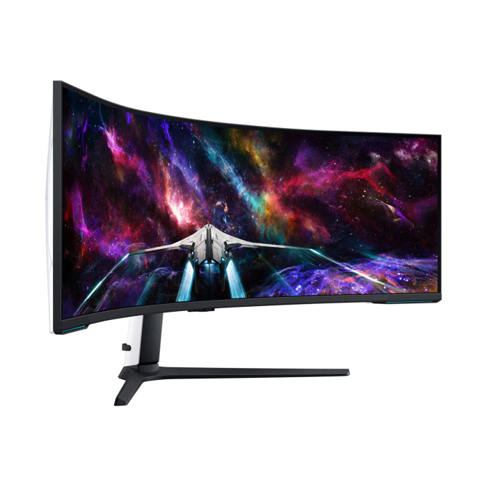 Samsung Odyssey Neo G9 57" Curved Dual UHD, 4K (7680x2160), VA Panel, 240hz, 1ms, HDMI 2.1, DP 2.1, FreeSync Premium Pro Gaming Monitor + FREE Samsung T7 2TB Portable SSD (MU-PC2T0T/WW)