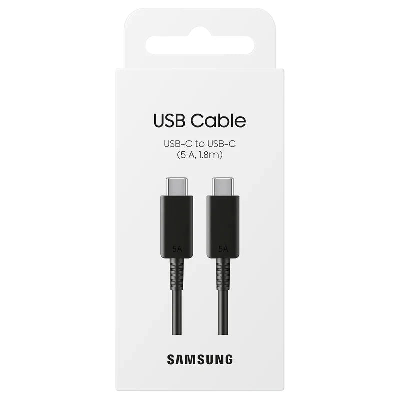 Samsung USB-C to USB-C Cable - 1.8 M / 5A / Black