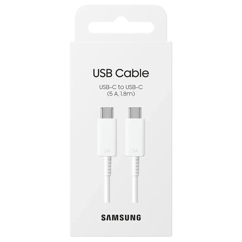 Samsung USB-C to USB-C Cable - 1.8 M / 5A / White