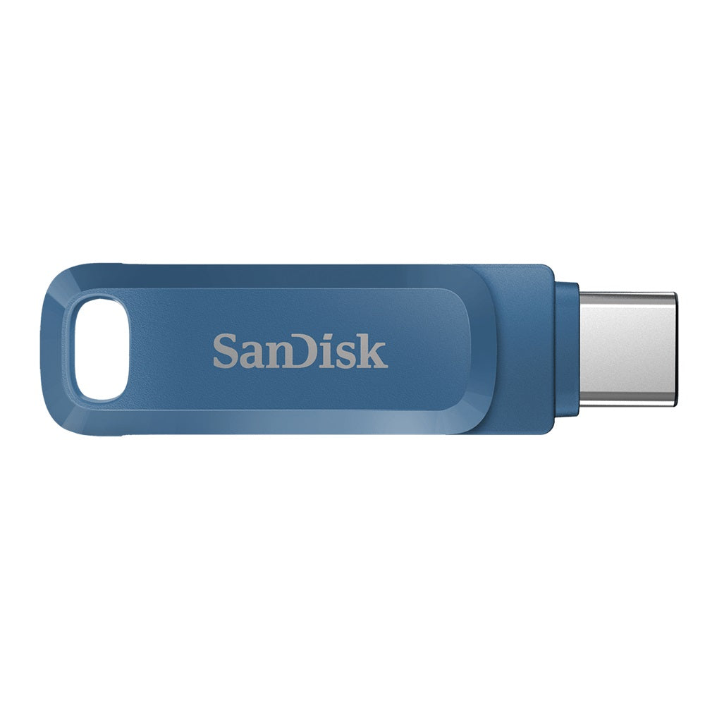 SanDisk 128GB Ultra Dual Drive Go USB-C Flash Memory, 150MB/s (Navy Blue)
