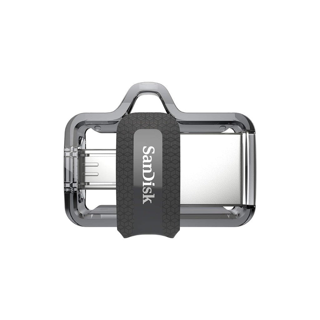 SanDisk Ultra Dual Drive m3.0 - 256GB / Up to 130 MB/s / USB 3.0 / Micro-USB / Black and Silver