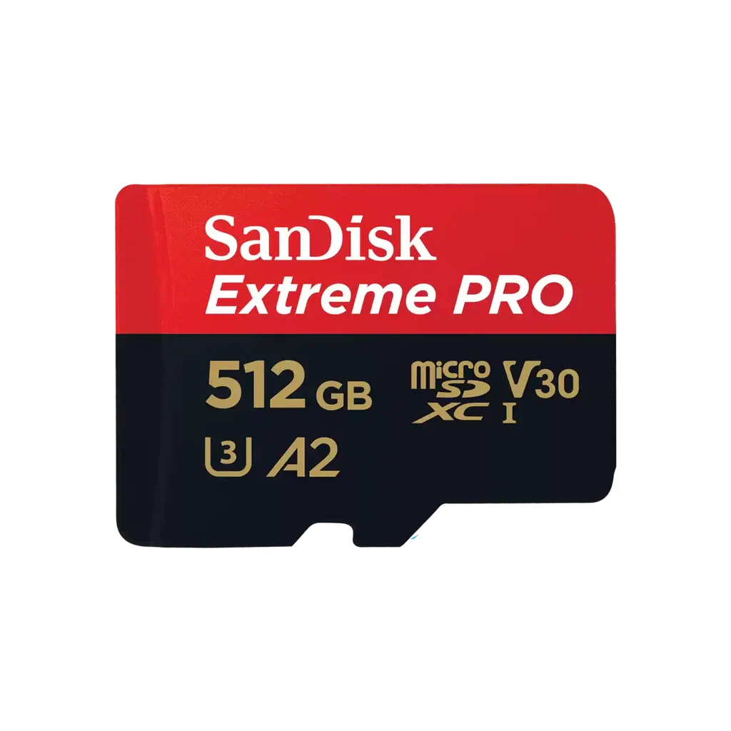 SanDisk 512GB Extreme PRO microSDXC UHS-I CARD with Adapter-Up to 200 MB/s
