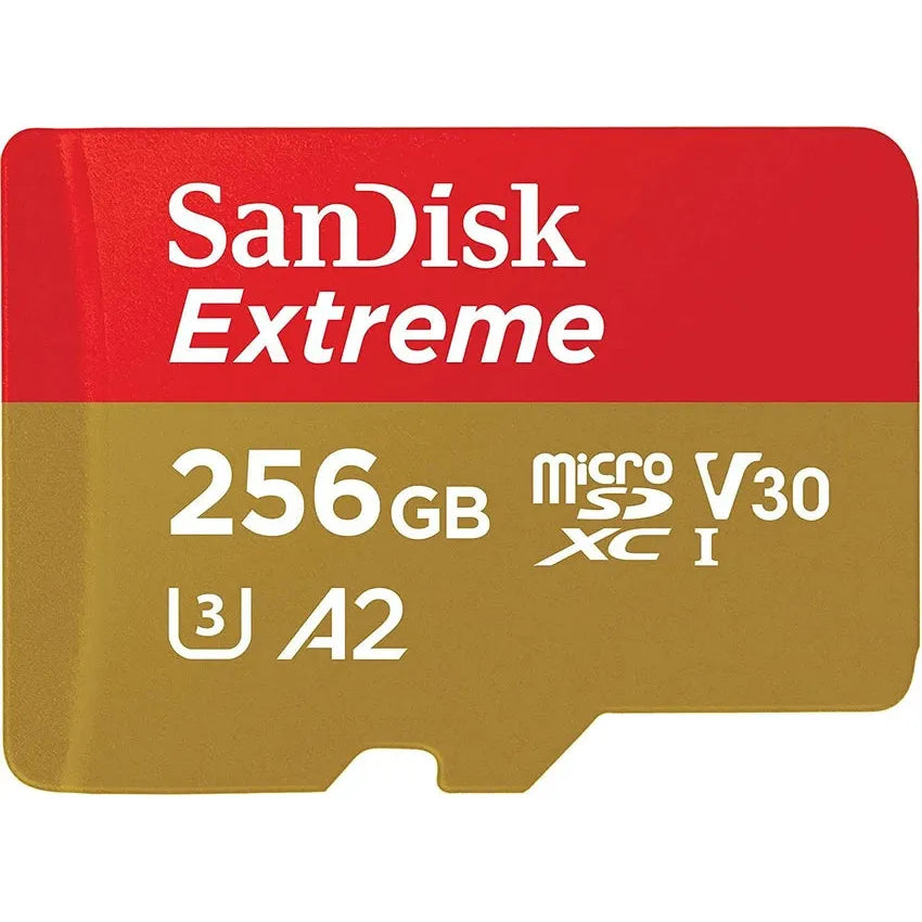 SanDisk Extreme microSDXC UHS-I CARD - 256GB / Up to 190MB/s