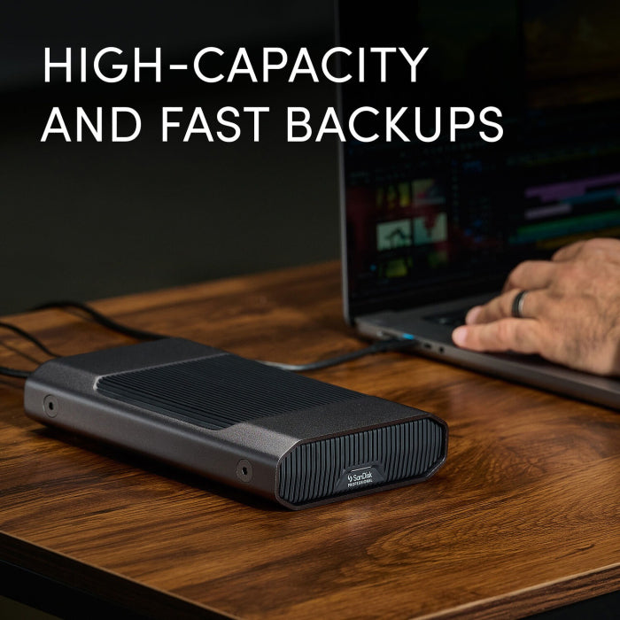 SanDisk Professional G-Drive 12TB Enterprise-Class Desktop Hard Drive, up to 250MB/s USB-C (10Gbps), USB 3.2 Gen 1