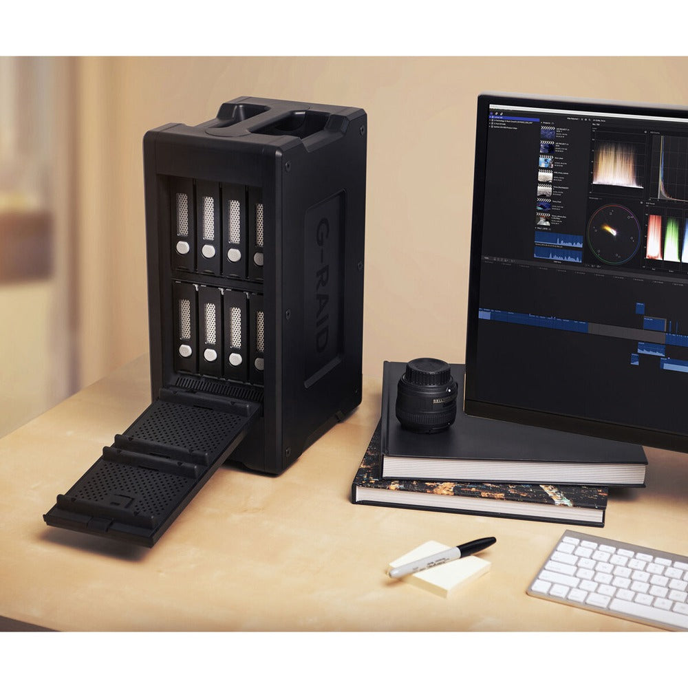 SanDisk 96TB G-RAID SHUTTLE 8 Professional 8-Bay Thunderbolt 3 USB-C External HDD – 1900MB/s