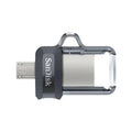 SanDisk Ultra Dual Drive m3.0 - 64GB / Up to 150 MB/s / USB 3.0 / Micro-USB / Black and Silver