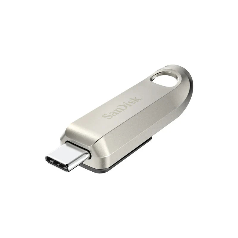 SanDisk Ultra Luxe USB-C Flash Drive - 1TB / Up to 400 MB/s / USB-C / USB 3.2 Gen 1 / Silver