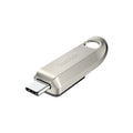 SanDisk Ultra Luxe USB-C Flash Drive - 512GB / Up to 400 MB/s / USB-C / USB 3.2 Gen 1 / Silver
