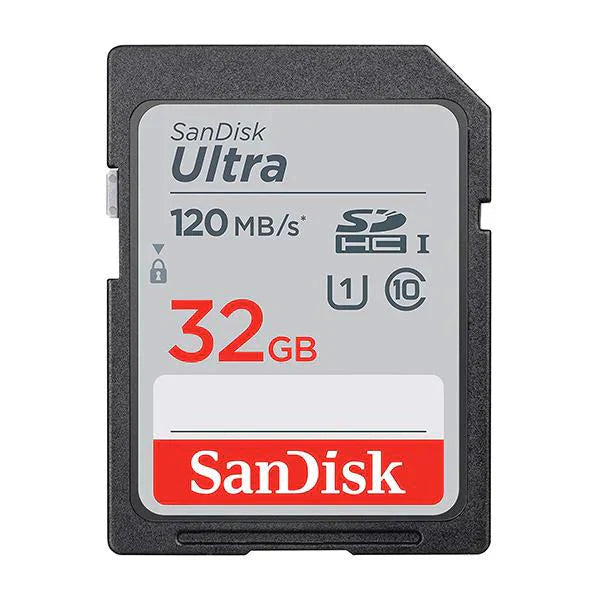 SanDisk Ultra SDHC UHS-I card and SDXC UHS-I card – 32GB/ 120MB/s