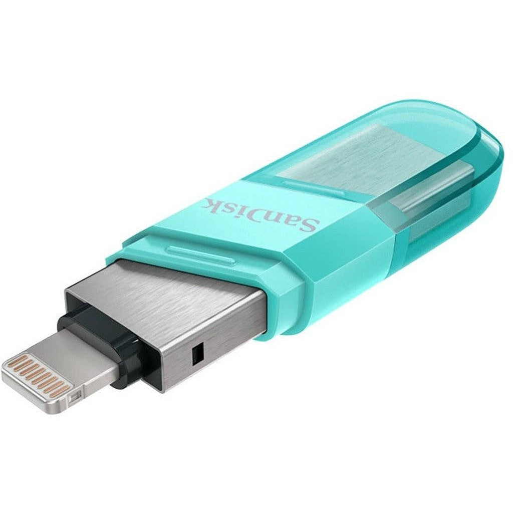 Sandisk Ixpand Flash Drive Flip – 64Gb/ Usb 3.1 Gen 1/ Lightning/ Mint