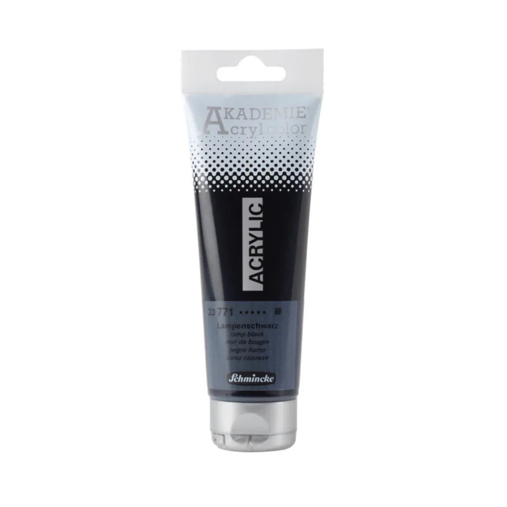 Schmincke Akademie Acrylic Color 120ml Lamp Black (23771)
