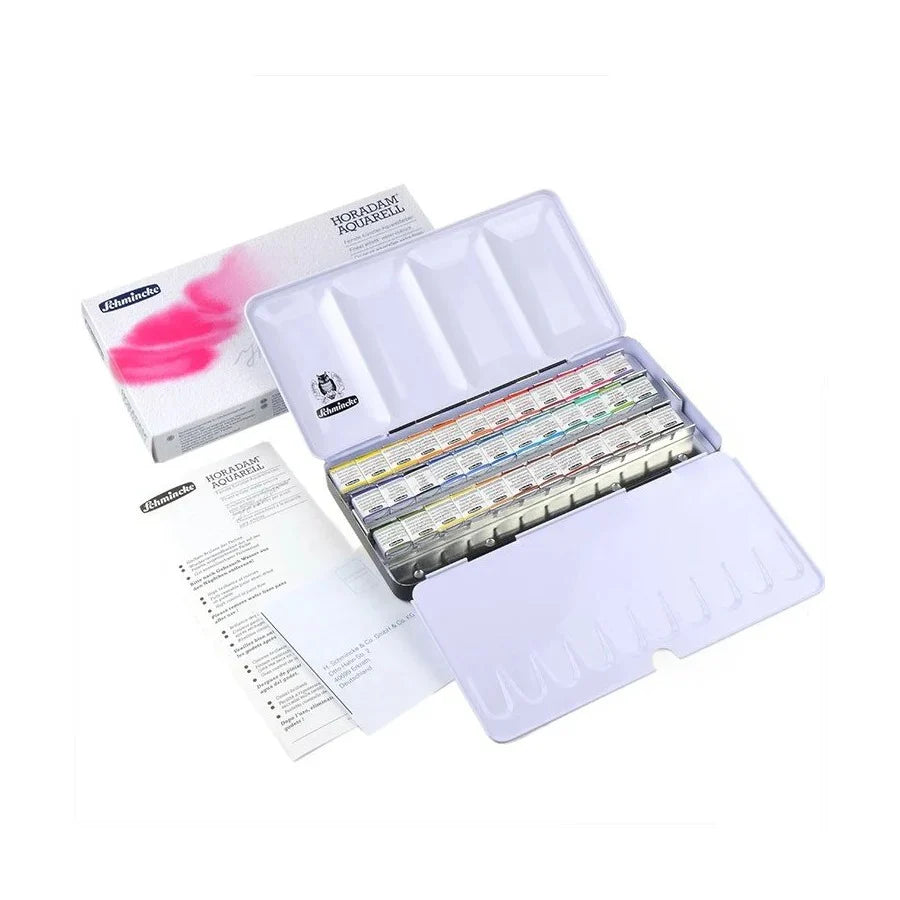 Schmincke Horadam Aquarell Color Box, 36 × ½ Pans