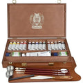 Schmincke - MUSSINI® Finest Resin Oil Colors Premium Wooden Box Set (15×35ml)