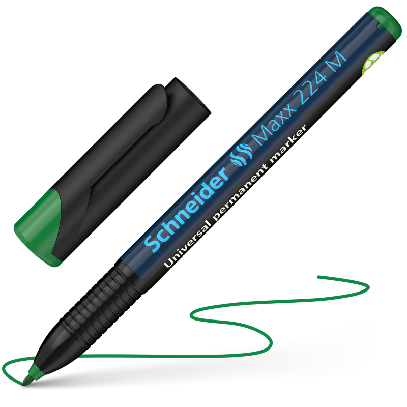 Schneider Max 224 M Permanent Marker Green