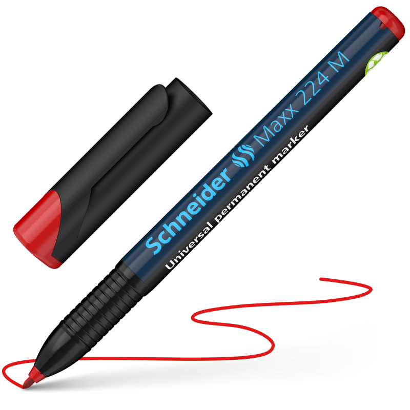 Schneider Max 224 M Permanent Marker Red