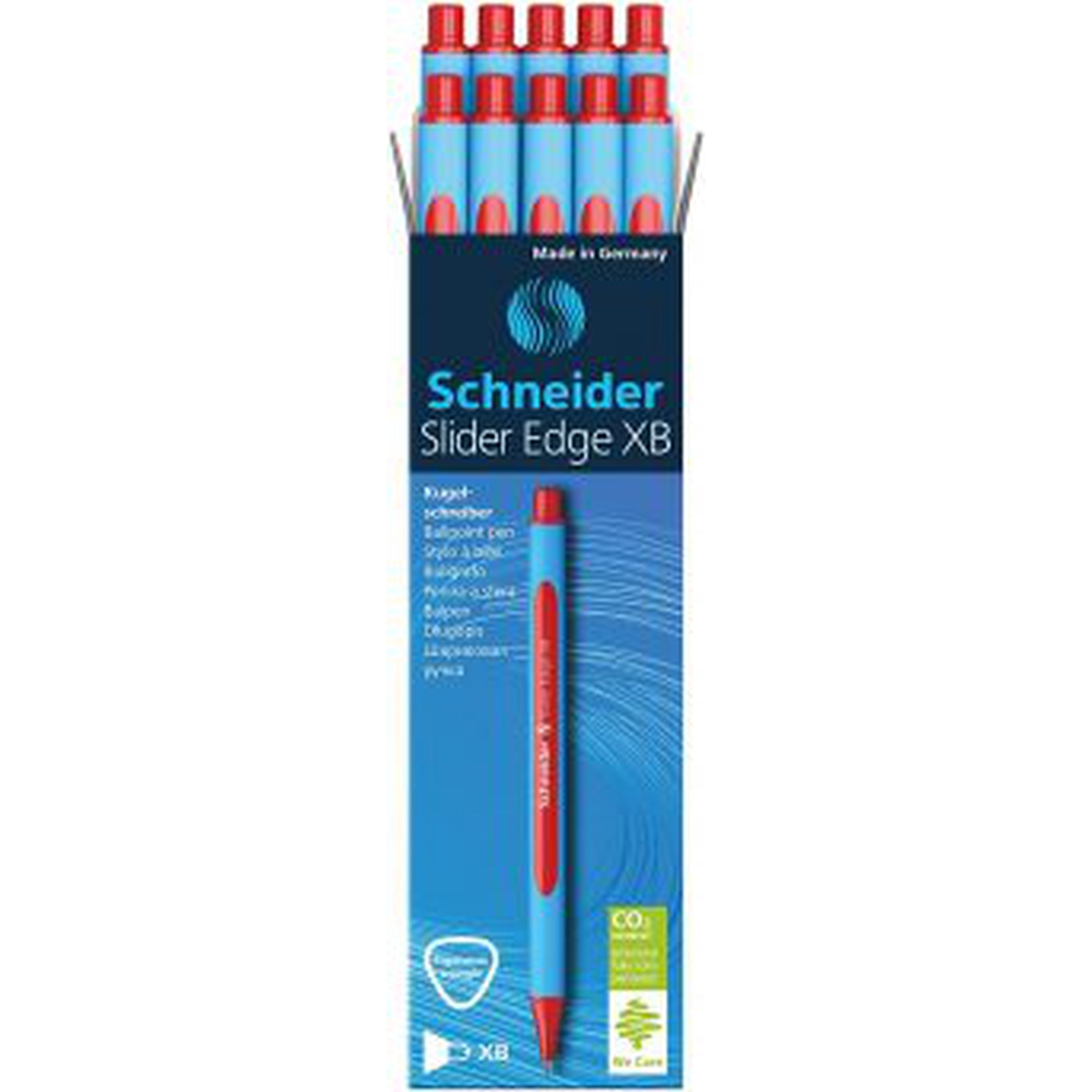 Schneider Slider Edge Xb Ballpoint Pen Blue Box Of 10 Pens