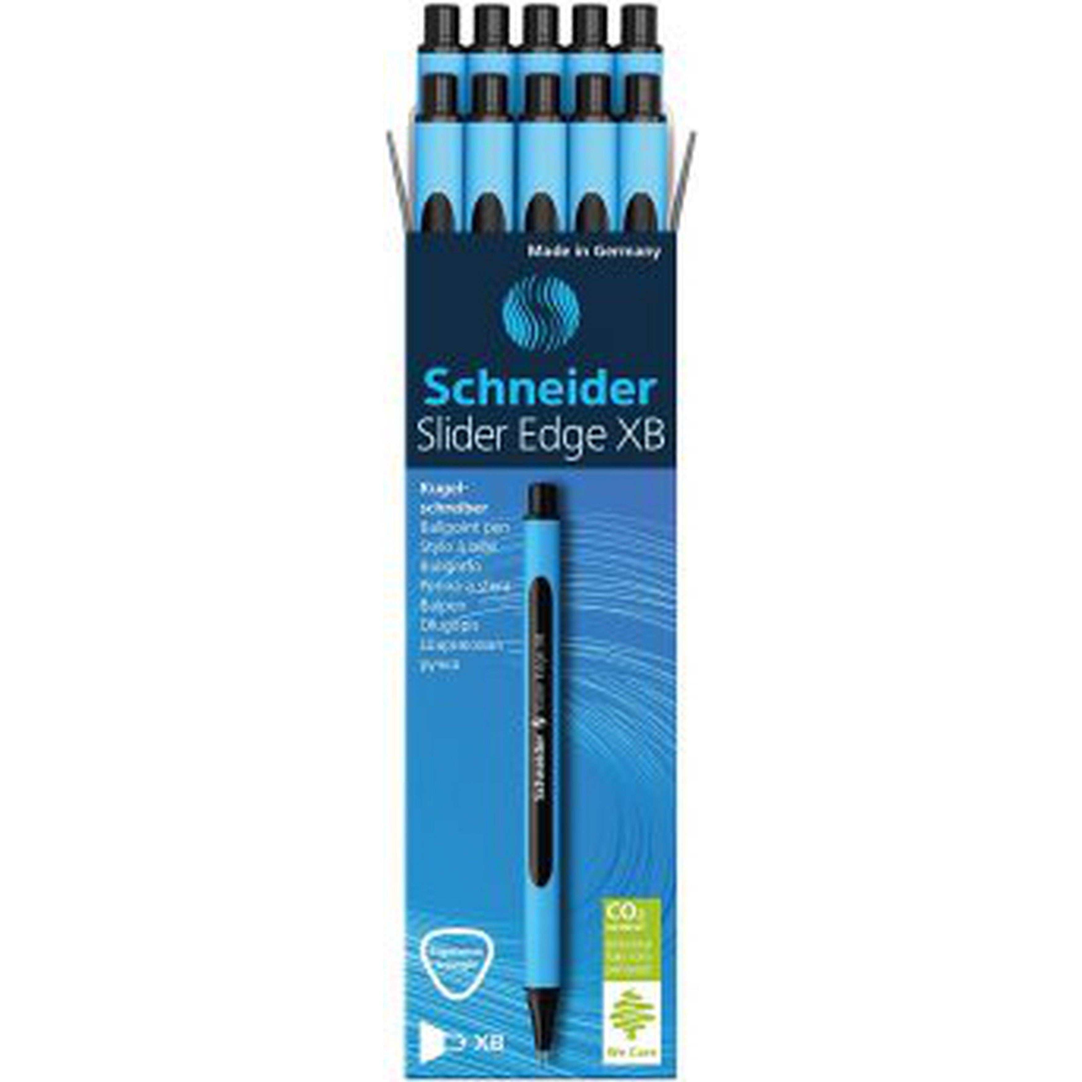 Schneider Slider Edge Xb Ballpoint Pen Blue Box Of 10 Pens
