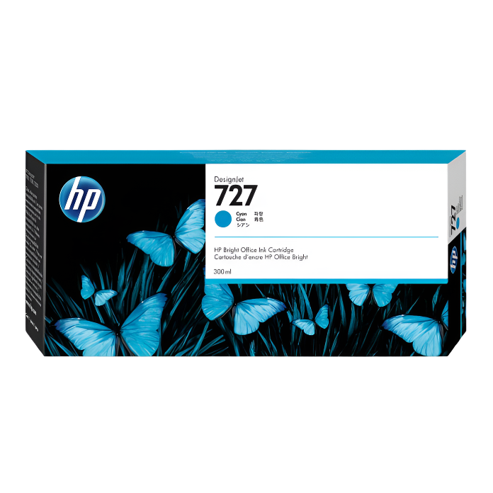 Hp 727 Cyan 300Ml