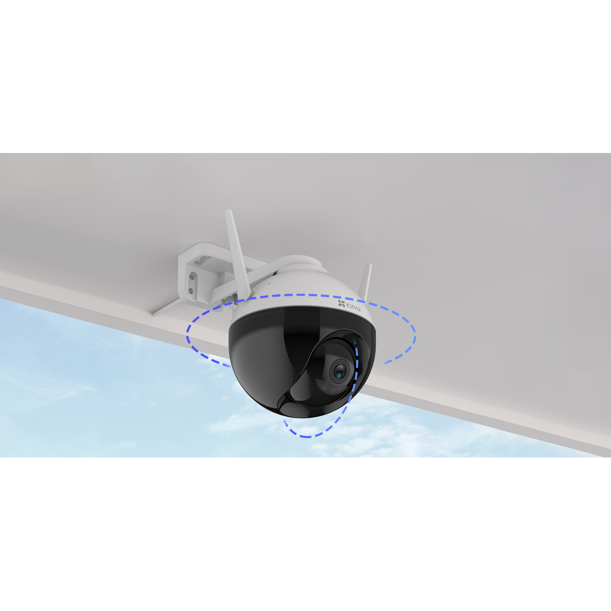 EZVIZ Outdoor Security Camera 4mm 2K– Black