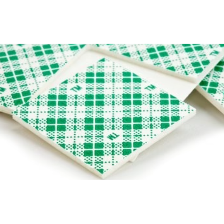 Scotch White Indoor Mounting Squares - 1 In Width X 1 In Length