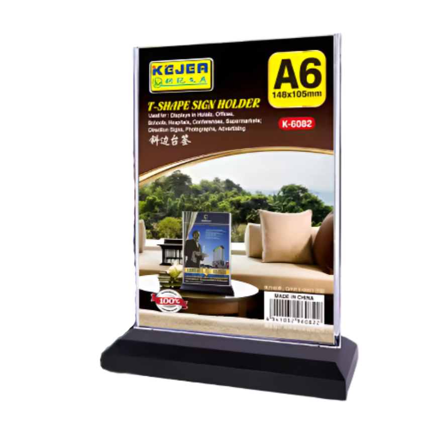 Kejea T-Shape Card Stand Vertical K-6082 V-A6
